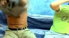 slutty homosexual couple Having Hard Sex On The couch