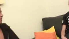 homosexual Latino legal age teenager Slobbers A fat Shaft