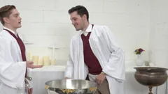 teen boys Having fine Sex On Top Of Altar