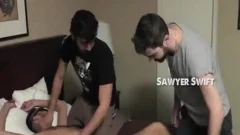 Breeding The men bare