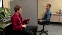 concupiscent Office homosexuals pokeing