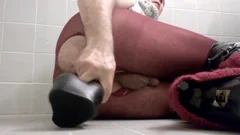 Dildoing Inserting love juice And Creampie