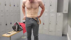 College shlong Undressing Flexing Feelin