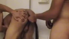nasty black guys poke Bums in tthowdys chab bath 