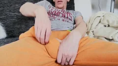 German chap Wanks In bathroom