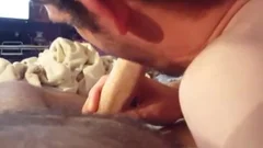 My Boyfriend engulfing My Bear penis And Swallowing My sperm