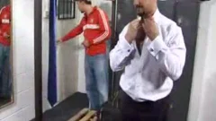 Wearing suit helps with nailing