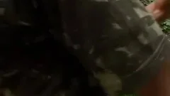 Brazilian Military studs poke outdoors