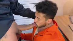 Policeman Made Prisoner His hoe. wild homo Sex