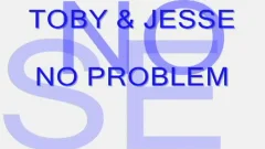 Jesse and Toby asspoke outdoors