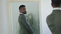 Justin takes hard pounding while wearing socks