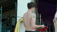 Nico takes raw whipping without saying word