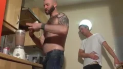 yummy dudes have a fun fellatio & stroking