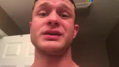 Muscle teen Showing Off His Super brawny