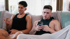 Jerk Buddies: Interracial Anal Fingering Fun