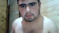 Straight Chilean Bear enormous cumshot