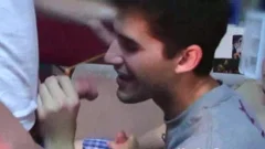 Straight young Students Giving bj