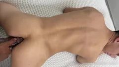 asian teen oral-stimulation & bare By Interracial enormous penis