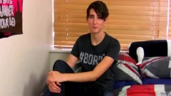 Emo twink shoots his ball cream - Kyle Dickson