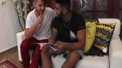gay Male giving a kiss