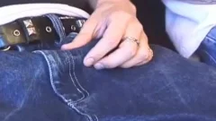 homo guys wank Their dong whilst Watching Tv