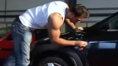 Wanking in public