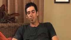 Tall Soul Patch Latino Whacks His weenie!