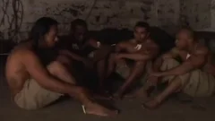 Robert Carvalho And Junior Carioca suck And hammer outdoors