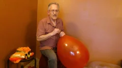 Balloonbanger 69) Two Globos 18 Balloons: Pop Jerk And cum!
