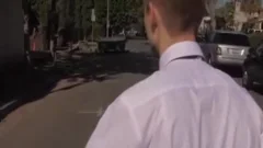 boy Snags himself A Bear