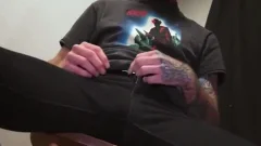 cute Beard Hipster Jerkoff And Eat His Own cum