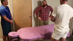 4 Handed Bear Massage Ends With A Proper pounding