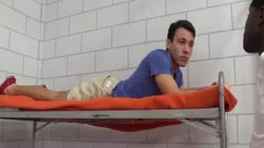 Whowdyte Interracial boy a-hole Rimmed