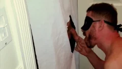 group Of Bodybuilders Stop By My Gloryhole At The Same Time To Feed Me Their Loads