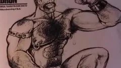 Muscle And Tattooed men plow
