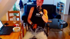 Amateur fetish wanking scene