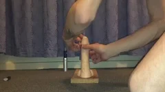 ass poke W/ fake penis