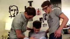 teen gets Spitroasted And Double permeated