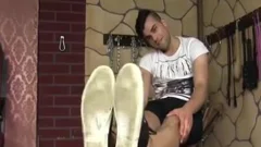 adorable dilettante homosexual Joel Vargas teen likes His in nature's garb Feet
