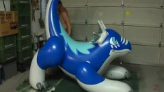 This Is A Custom Inflatable dildo That Is plenty of fun To Ride (and sperm All Over)