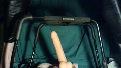 Sissyslut Riding A admirable fake penis