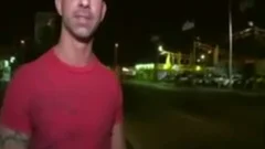 Car Salesman plowed On Lot