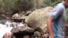 Novice Latino Sucks penis