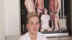 My Dirtiest fantasy Blindfolded twink Taylor Blaze Sucks His friends dick Until that chap Cums - FULL video