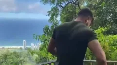 Military fuck Outside