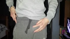Skinny legal age teenager Showing Off His rod