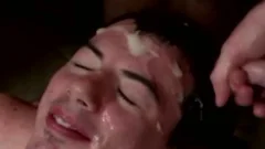 Bukkake homosexuals blowjob plow ass
