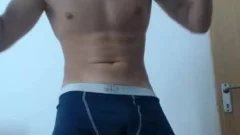 young muscular boy love juice On cam