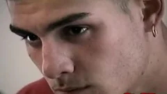 non-professional Straight lad Tony Sucks penis