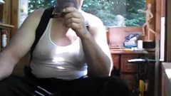 Enjoying A Pipe, Stripping Down To My underclothing And naked Feet. PG-rated.